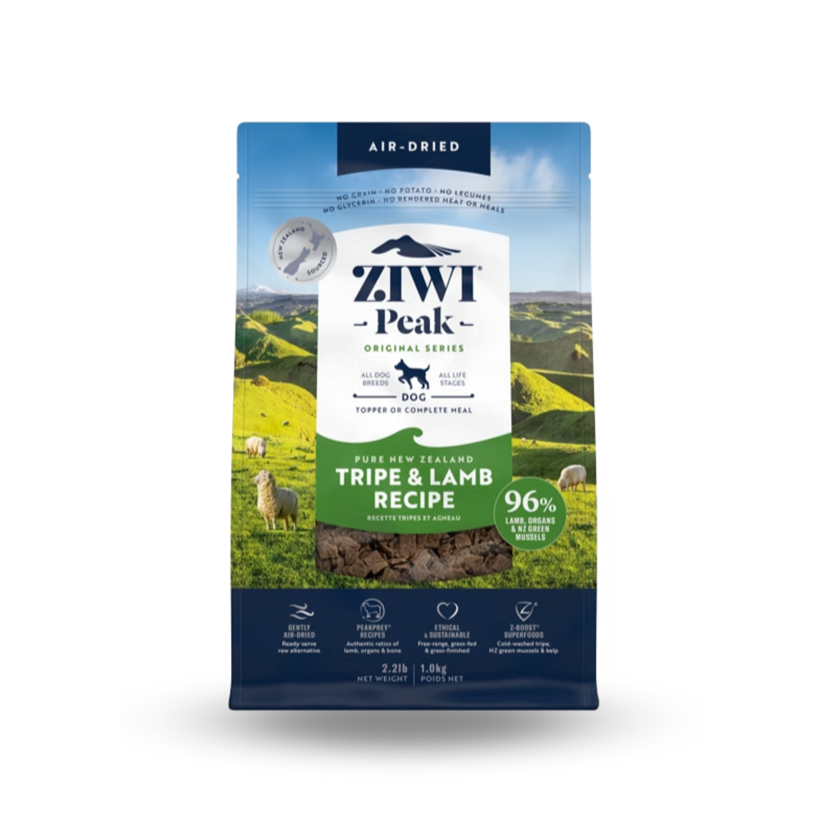 ZIWI Air-Dried Tripe & Lamb For Dogs | 風乾狗糧-草胃及羊肉配方 Ziwi