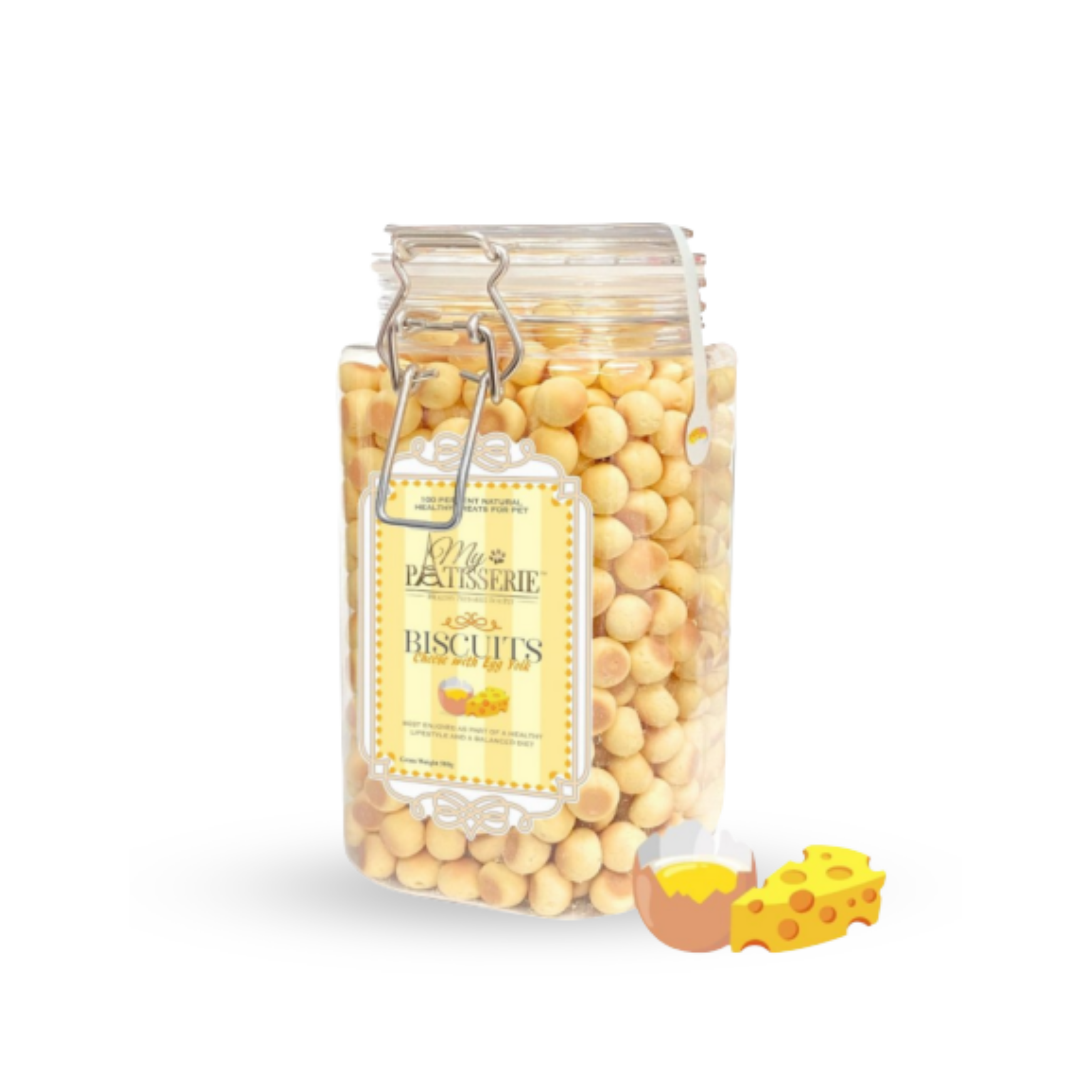 MY PET Cheese with Egg Yolk Biscuits |  蛋黃芝士小饅頭 MY PET
