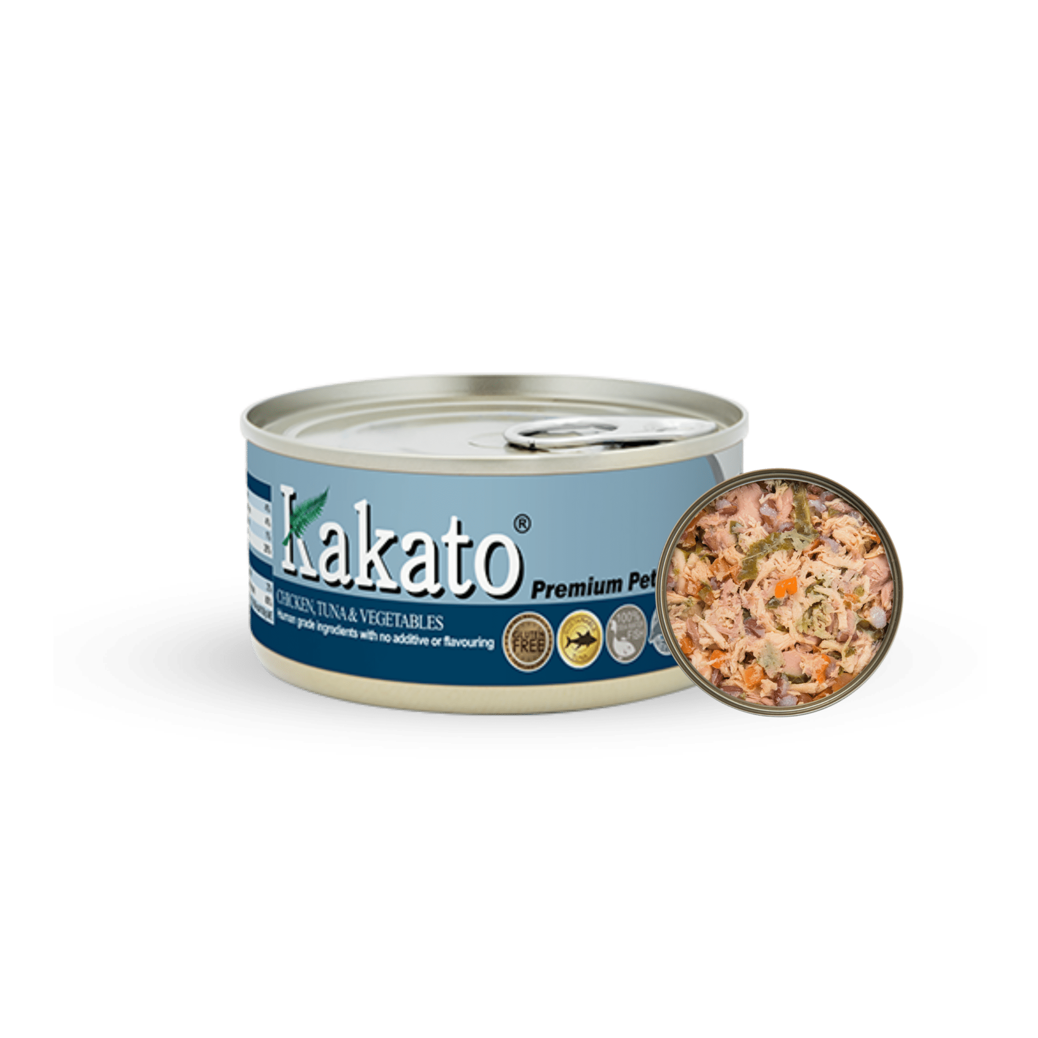 Kakato Chicken, Tuna & Vegetables | 170g x 48tins - PET