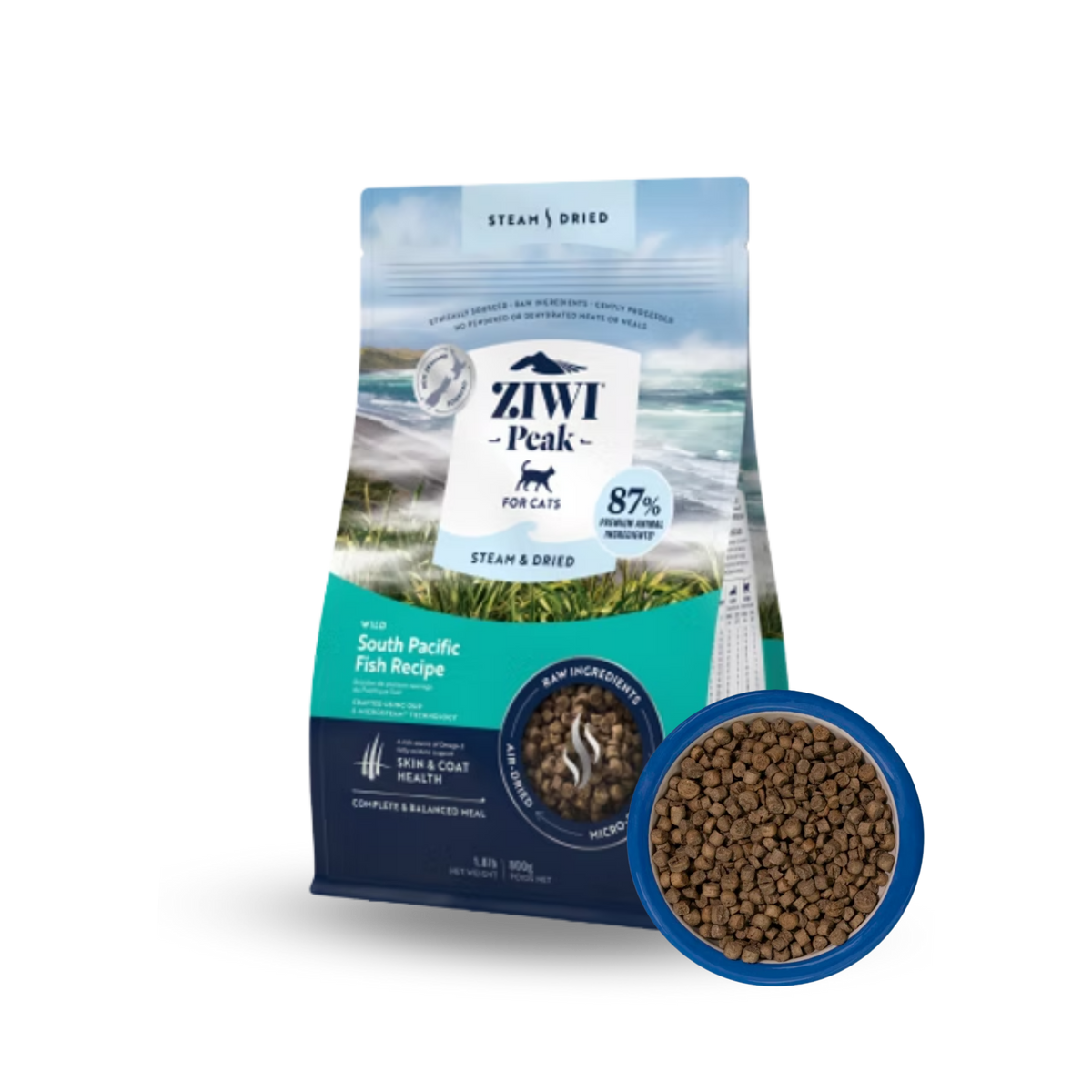 ZIWI Wild South Pacific Fish Recipe | 柔蒸溫乾貓糧- 野生南太平洋魚 Ziwi