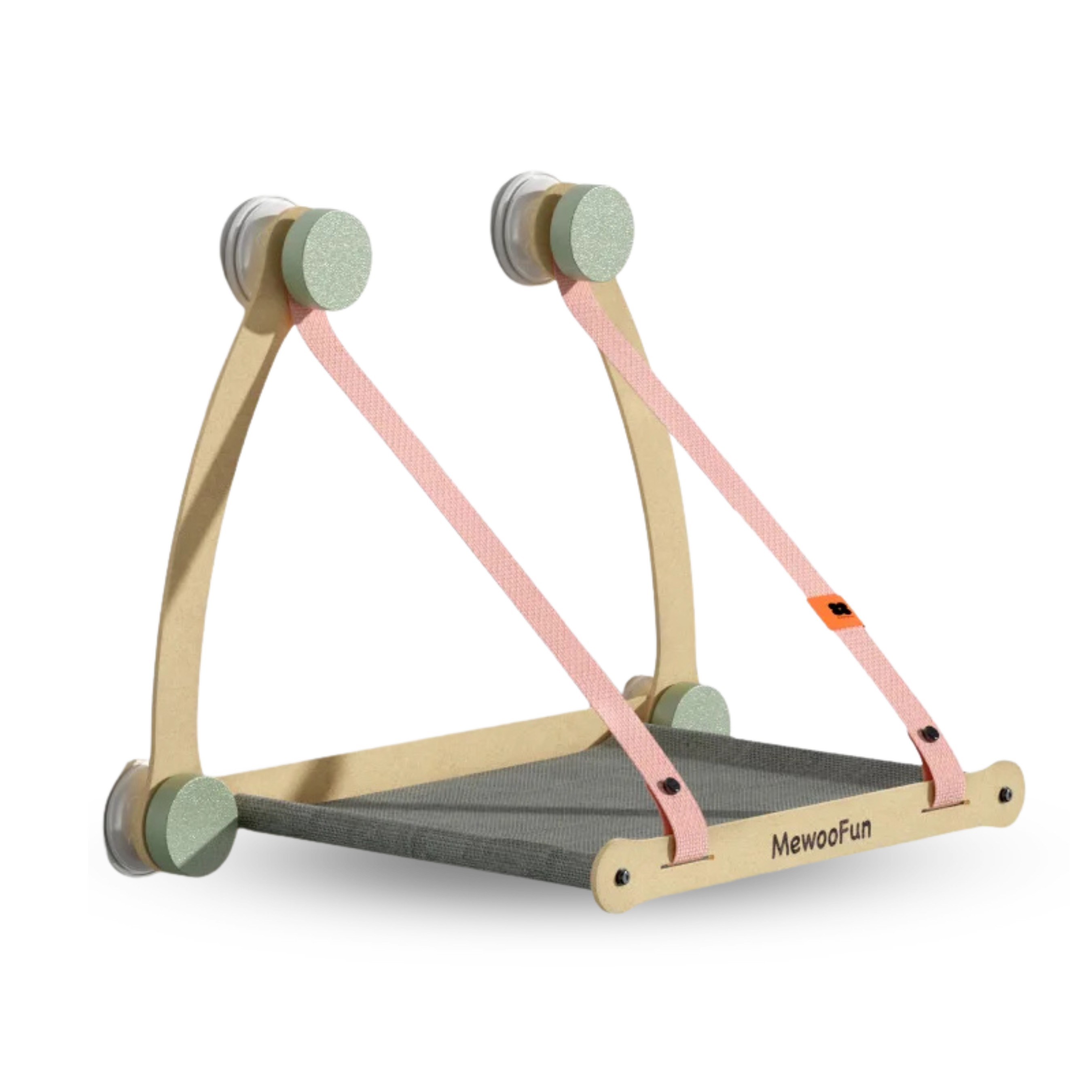 MEWOOFUN喵乎汪也 雙吊帶貓吊床- 粉紅色 | Cat Window Perch - Pink