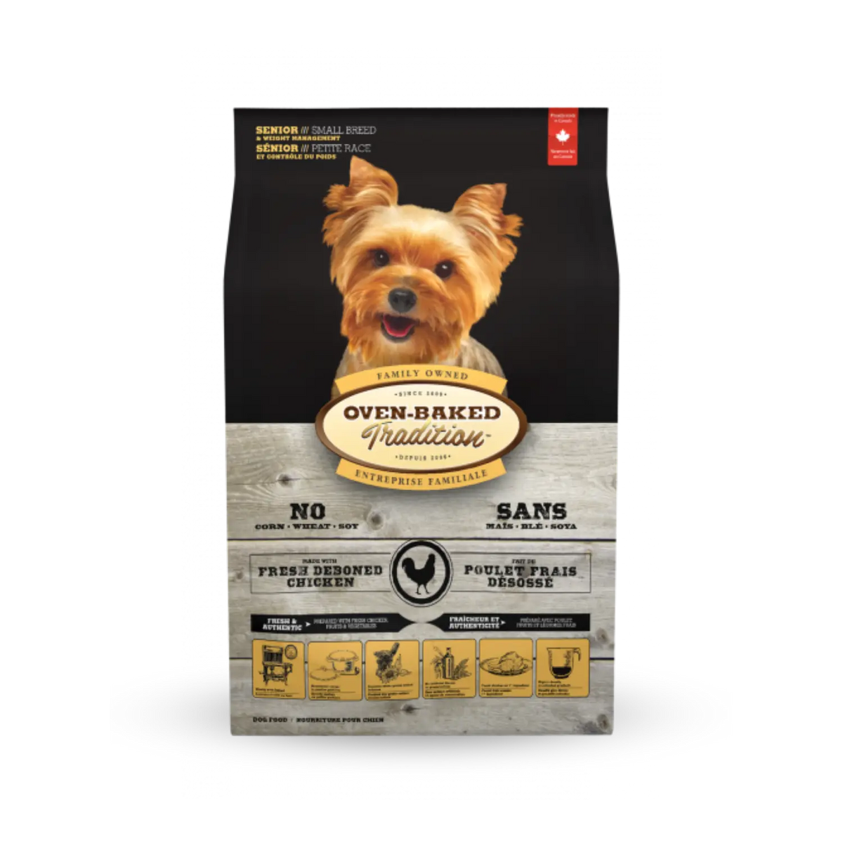 Oven-Baked Tradition Senior Fresh Chicken & Fish – Low-Calorie Senior & Weight Management Dog Food