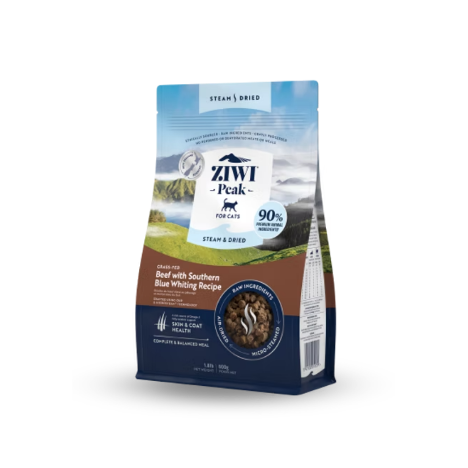 ZIWI Grass-fed Beef With Southern Blue Whiting Recipe For Cats | 貓糧-草飼牛肉配南藍鱈食譜 Ziwi
