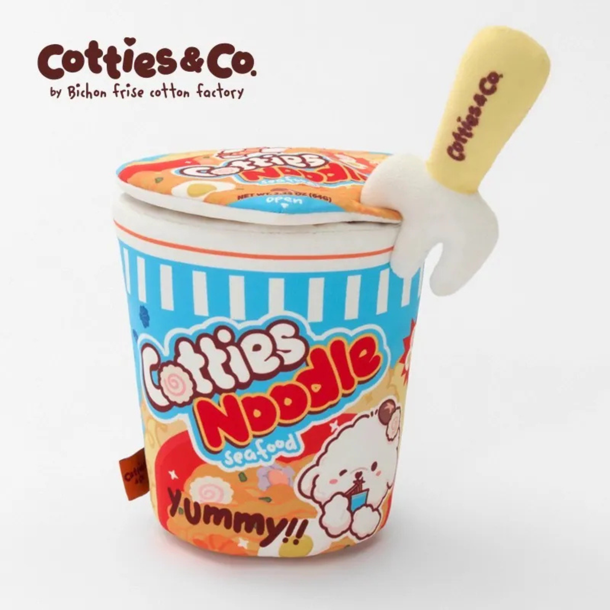 Bichon Frise Cotties Cup noddle PET