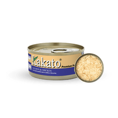 Kakato Salmon & Chicken | 70g / 170g x 48 tins - PET