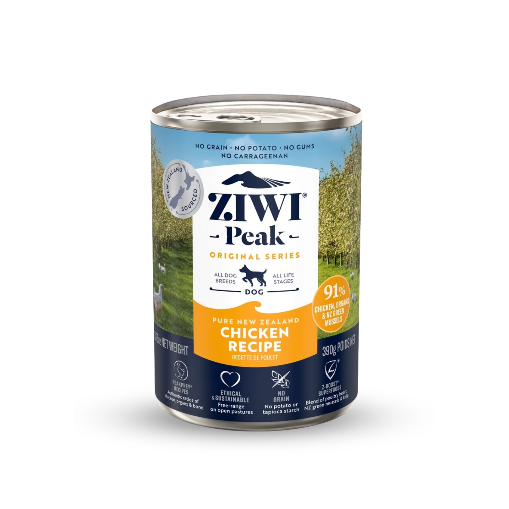 ZIWI Wet Free-Range Chicken Recipe For Dogs 放養雞肉配方 Ziwi