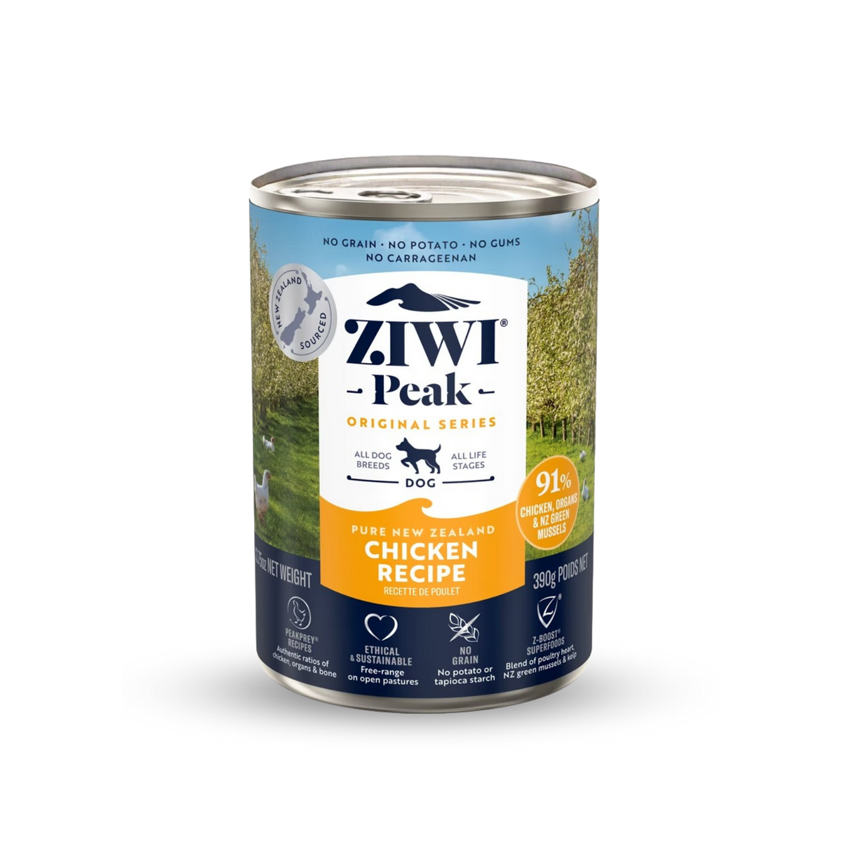 ZIWI Wet Free-Range Chicken Recipe For Dogs 放養雞肉配方 Ziwi