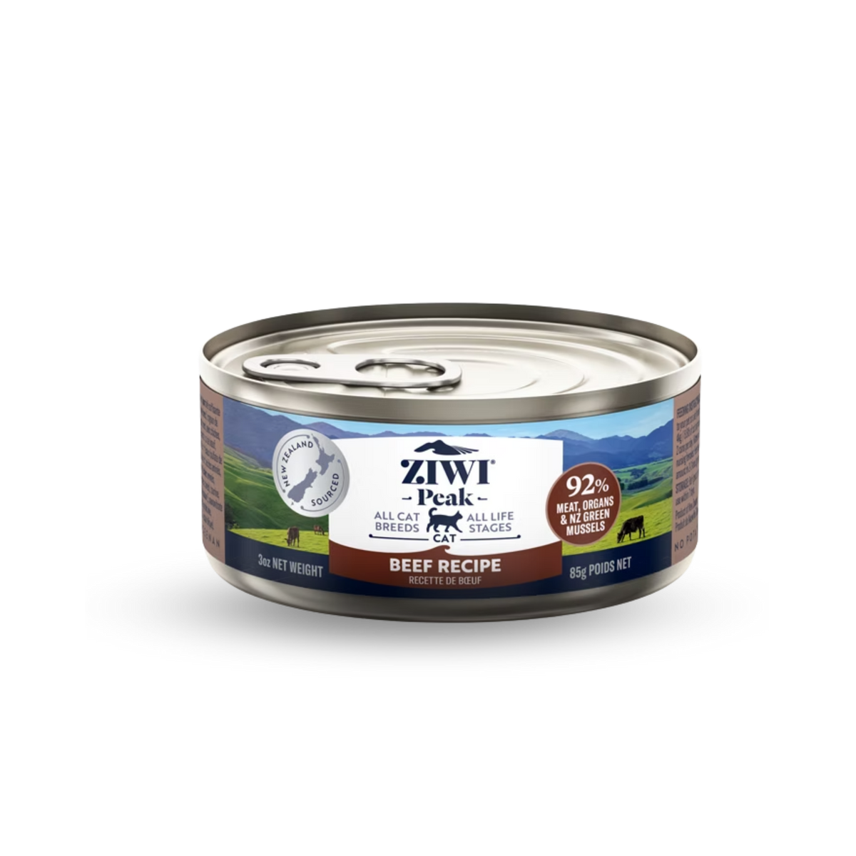 ZIWI Wet Beef Recipe For Cats | 鮮肉貓罐頭-牛肉配方 Ziwi