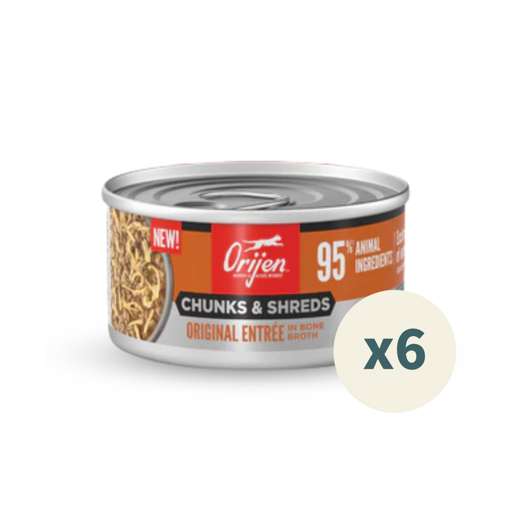 ORIJEN Chunks & Shreds Cat Wet Food - Original | 貓濕糧 - 原味 Orijen