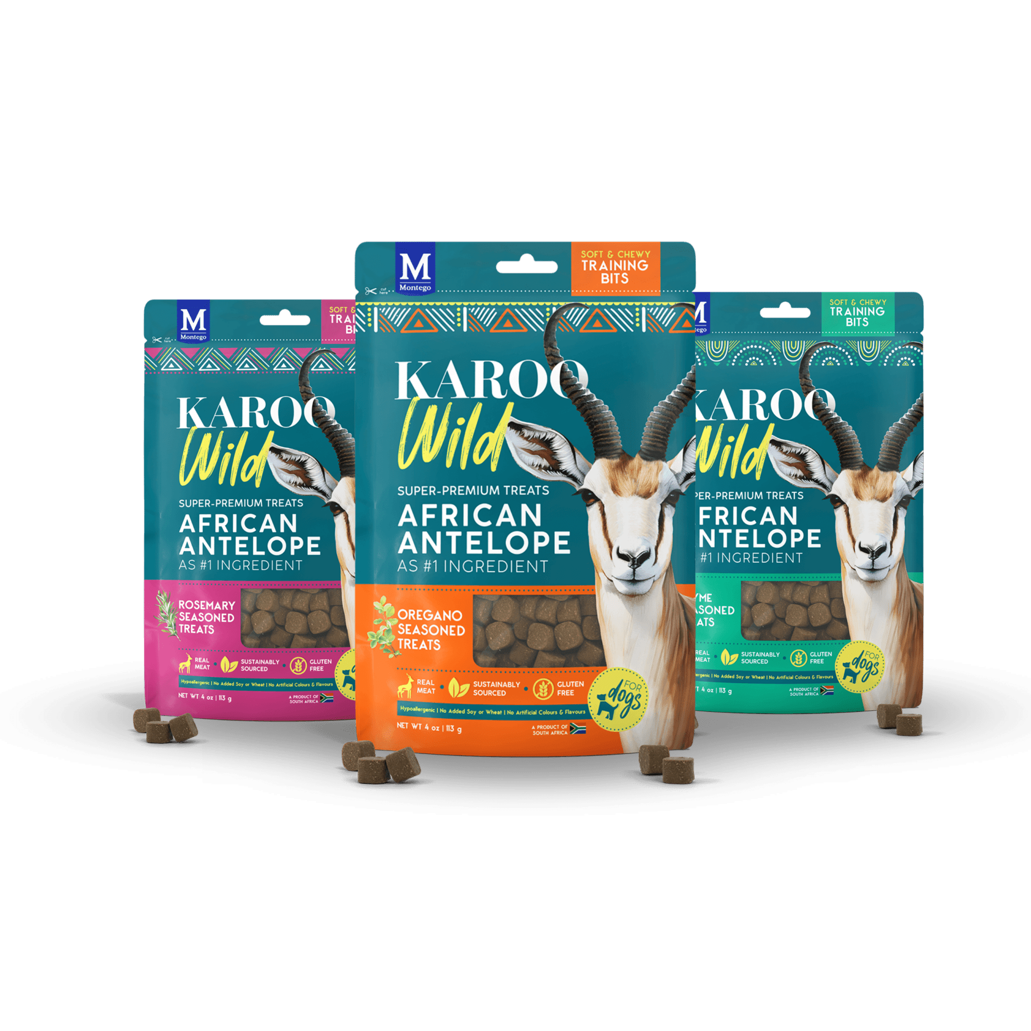 Karoo Wild 4oz Training Bits (Three Flavours) - PET