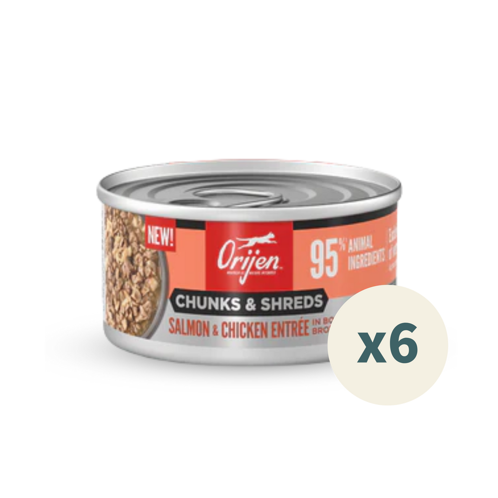 ORIJEN Chunks & Shreds Cat Wet Food - Salmon & Chicken | 貓濕糧 - 三文魚 & 雞肉 Orijen