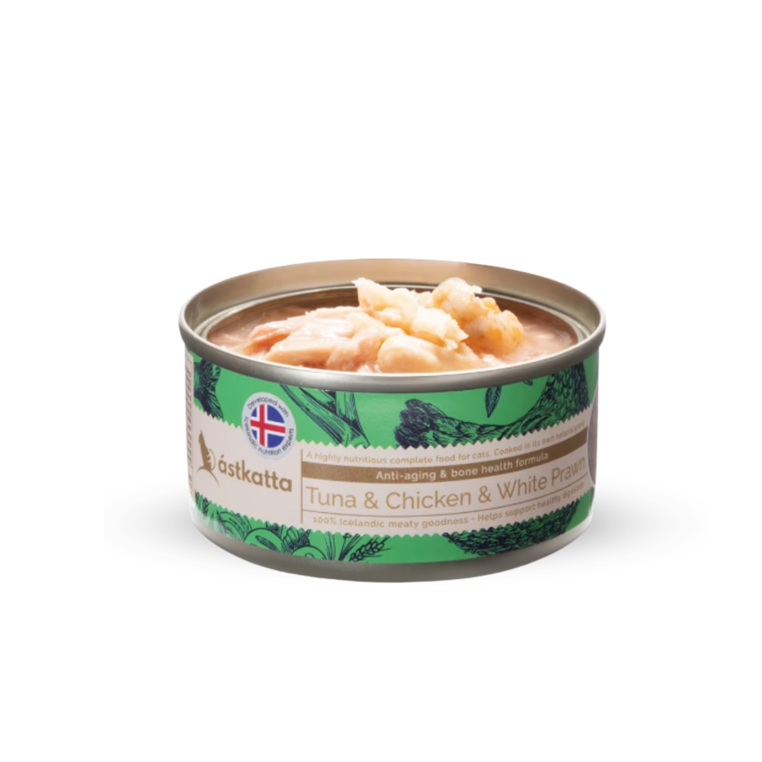 astkatta Tuna & Chicken & White Prawns 80g | 白鰹吞拿雞肉白蝦增強活力配方 (低磷) PET