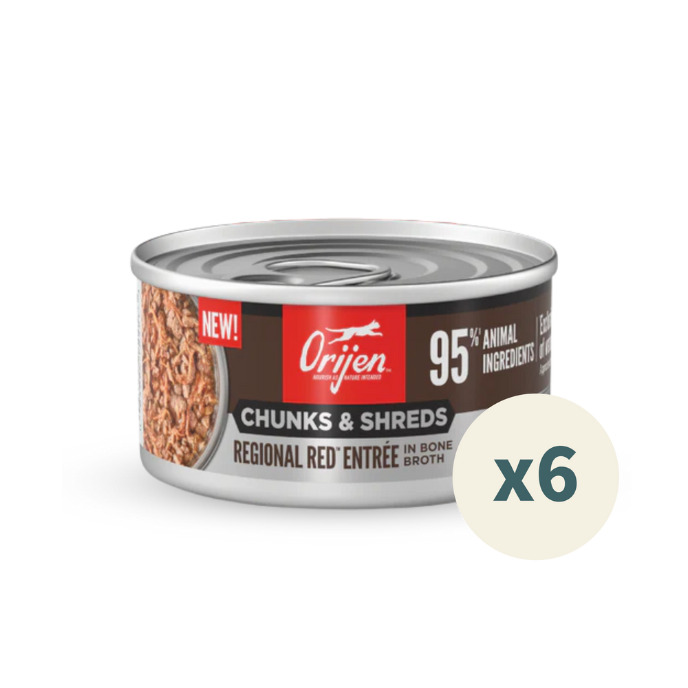 ORIJEN Chunks & Shreds Cat Wet Food - Regional Red | 貓濕糧 - 紅肉 Orijen