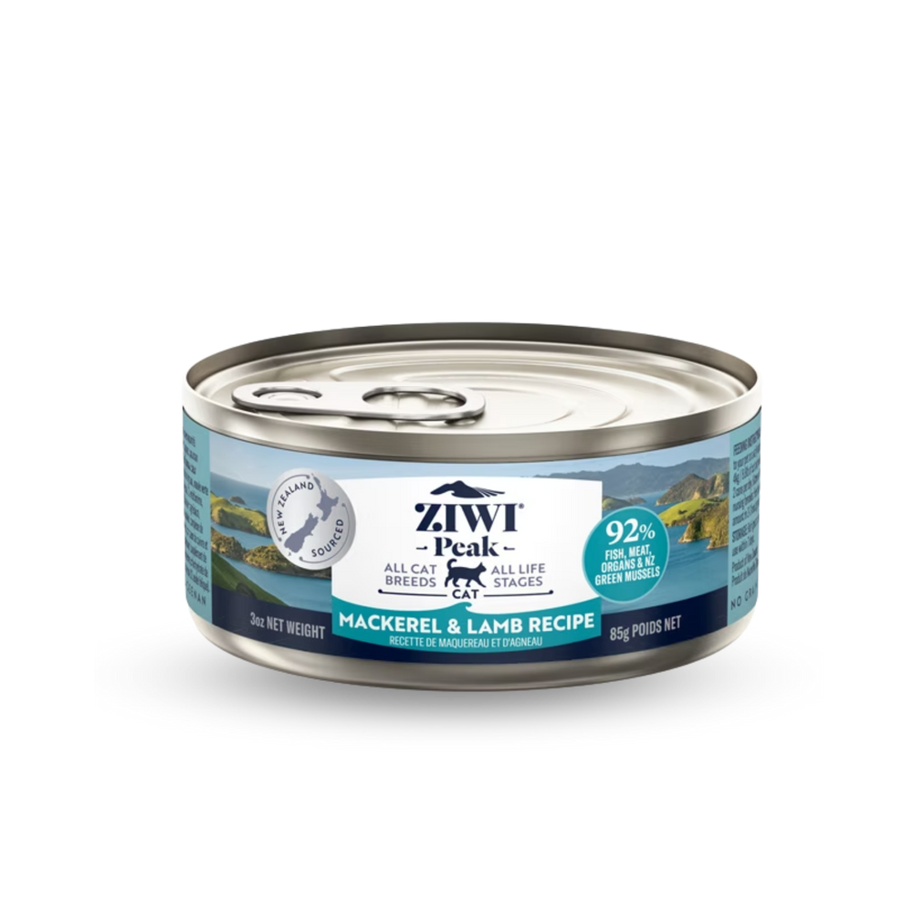 ZIWI Wet Mackerel & Lamb Recipe For Cats | 鮮肉貓罐頭-鯖魚配羊肉配方 Ziwi