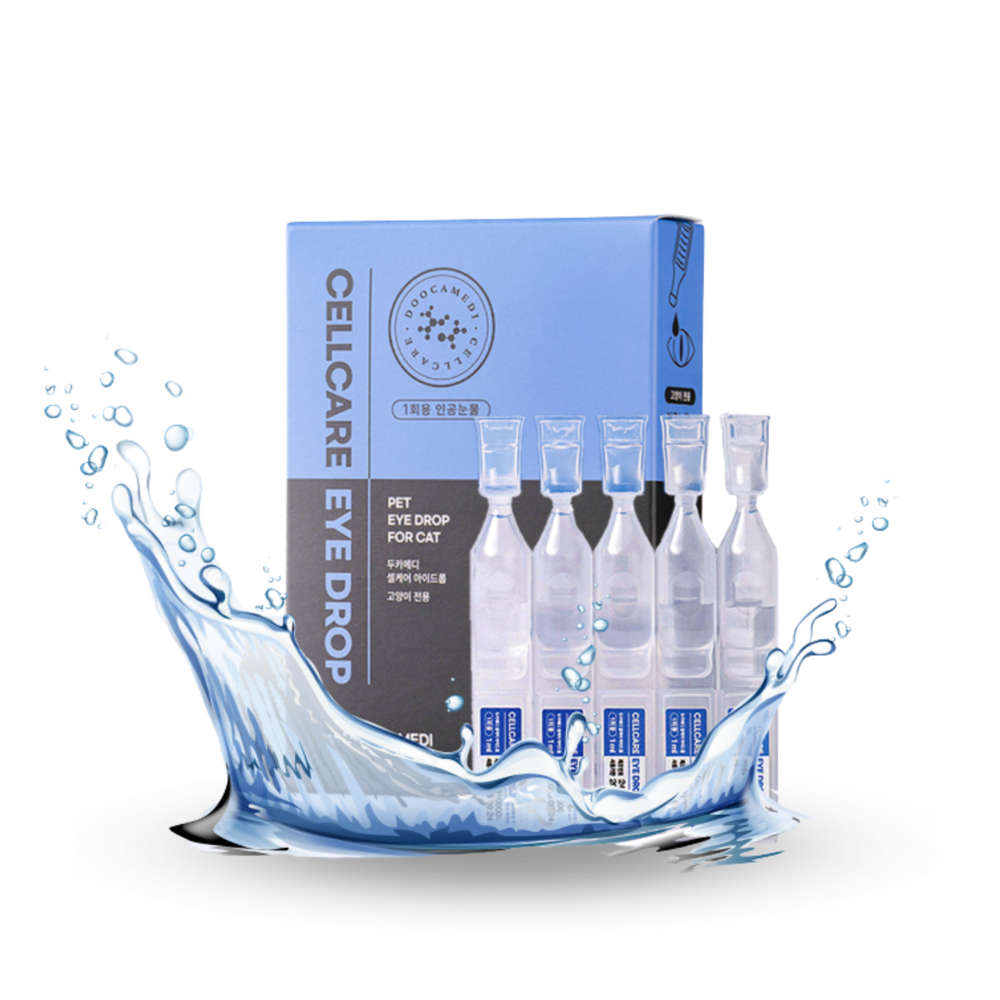 Doocamedi Cellcare Eye Drop for cats with stem cell hydration and protection liquid ampoules