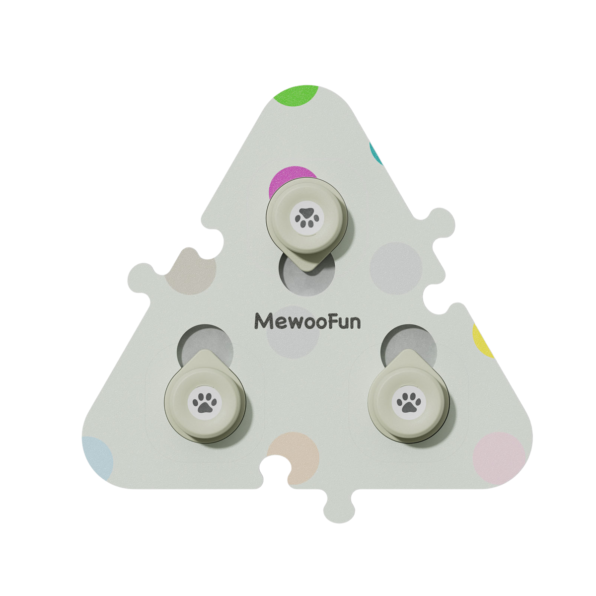 MEWOOFUN喵乎汪也 寵物溝通按鈕 - 白色 | Dog Talking Button - White