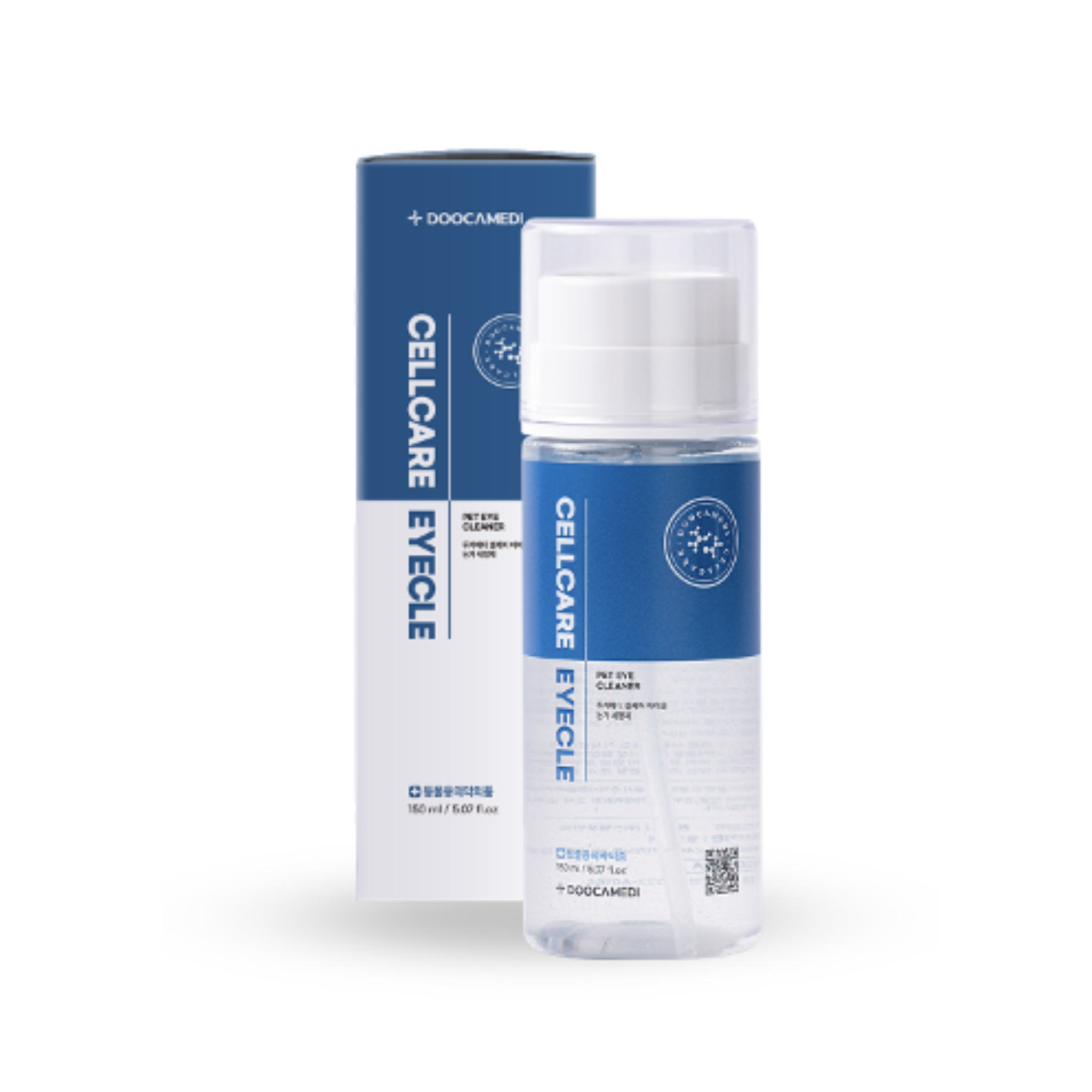 Doocamedi Cellcare Eyecle premium stem cell eye care solution for pets with pump dispenser