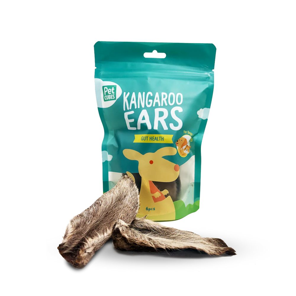 Pet Cubes Kangaroo Ears - Treat For Dog & Cat | 袋鼠耳零食 (6 隻) pet cubes