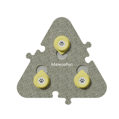 MEWOOFUN喵乎汪也 寵物溝通按鈕 - 灰色 | Dog Talking Button - Grey - PET