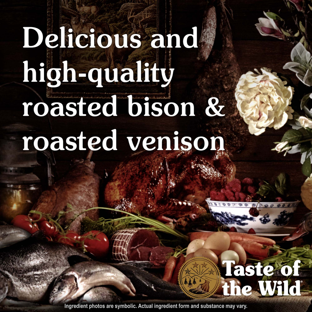 Diamond Taste Of Wild High prairie Canine Recipe with Roasted Bison & Roasted Venison Dog Dry Food PET