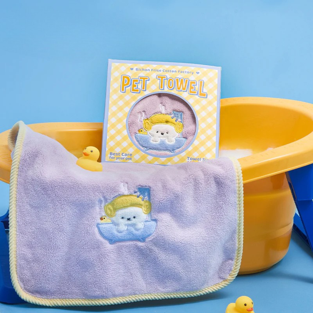 Bichon Frise Cotties Pet Towel PET