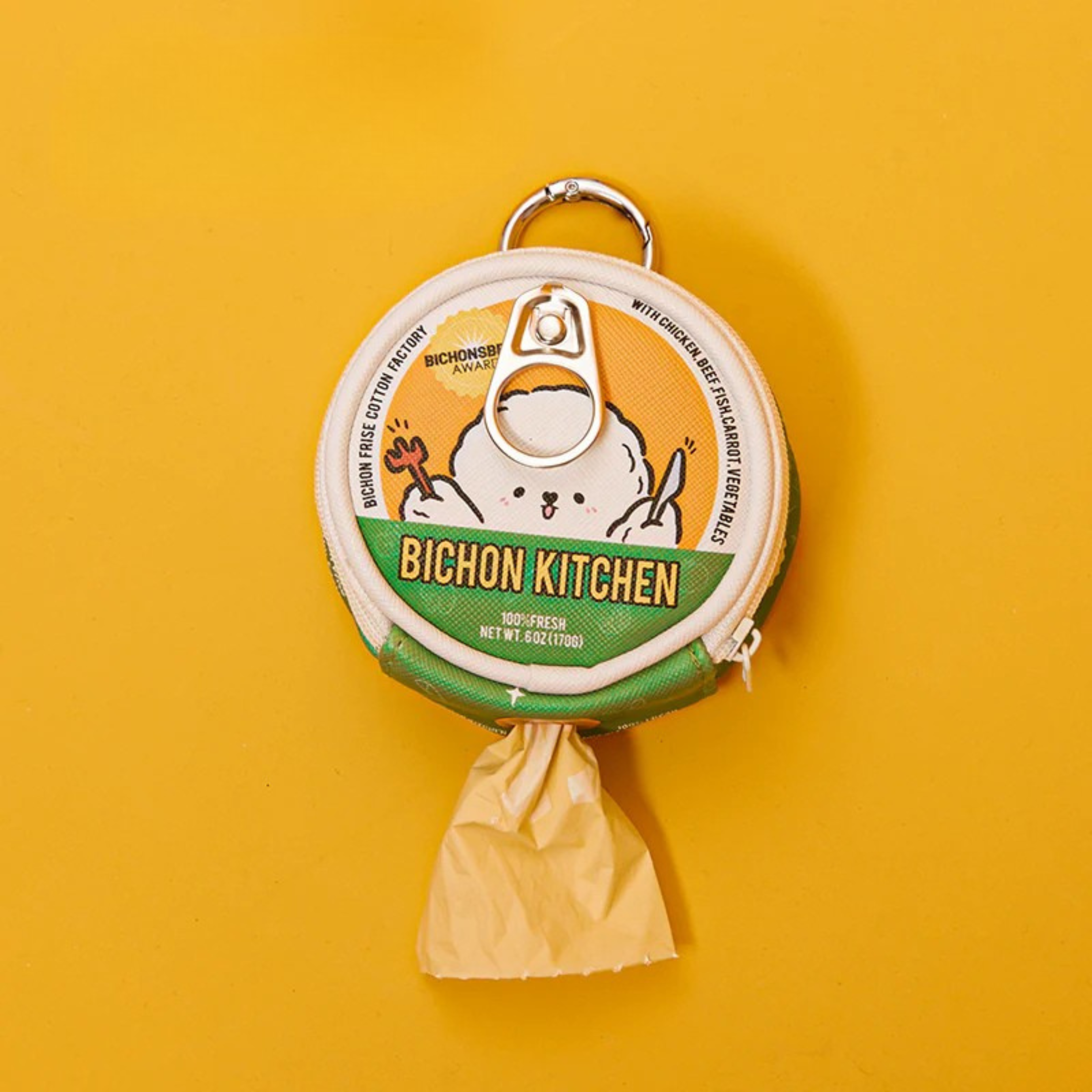 Bichon Frise Cotties Poop Bag Dispenser PET