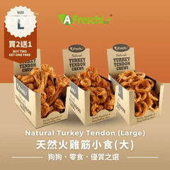 Afreschi Natural Turkey Tendon Medium Size - PET