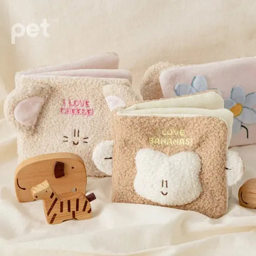 BITE ME BonBon Green Fluffy Snuffy Nosework Book Toy Bite Me