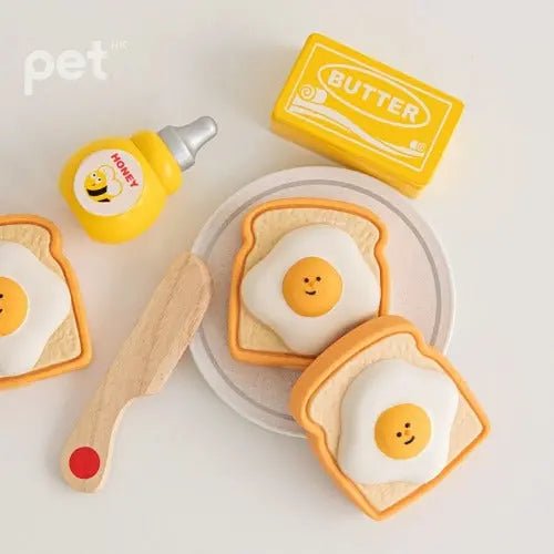 BITE ME Egg Toast latex Toy - PET