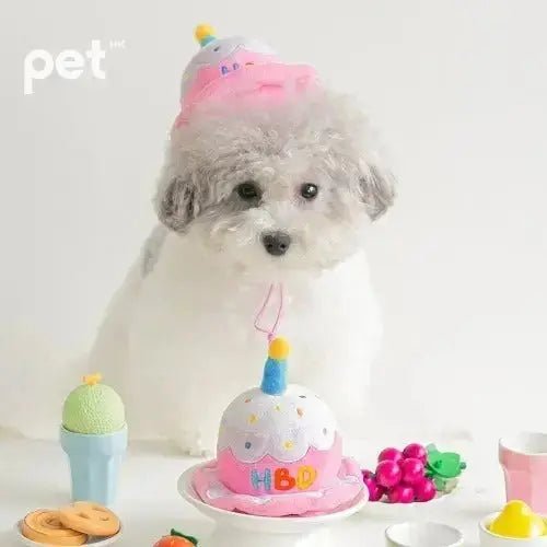 BITE ME HBD Party Cake Hat Toy - PET