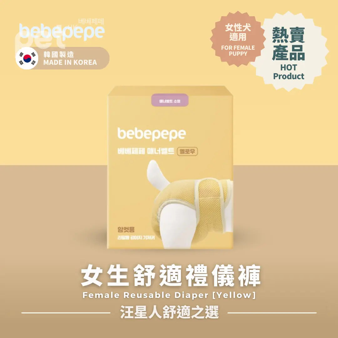 Bebepepe Female Reusable Diaper | 女生舒適禮儀褲 bebepepe