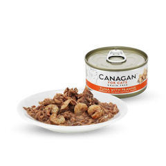 Canagan -  Grain Free Canned Cat Food - Tuna with Prawns 無穀物吞拿魚伴蝦配方75g (6罐) thepethk