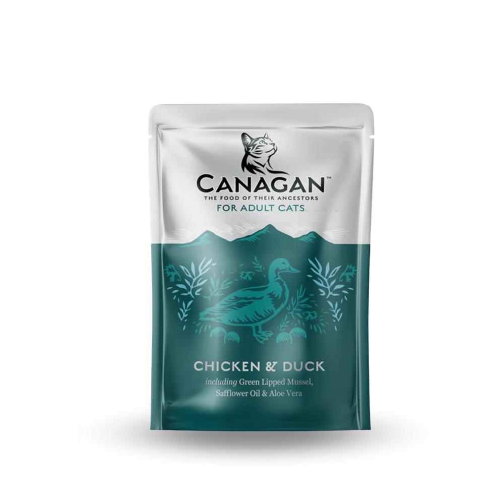 Canagan - Grain Free Cat Pouch - Chicken & Duck 滋味包: 成貓雞肉及鴨肉配方 85g thepethk
