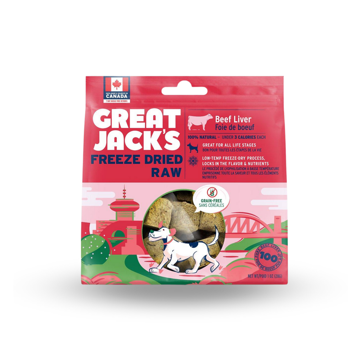 Great Jacks Dog Treat - Freeze Dried Beef Liver | 100%凍乾脫水牛肝 Great Jack's