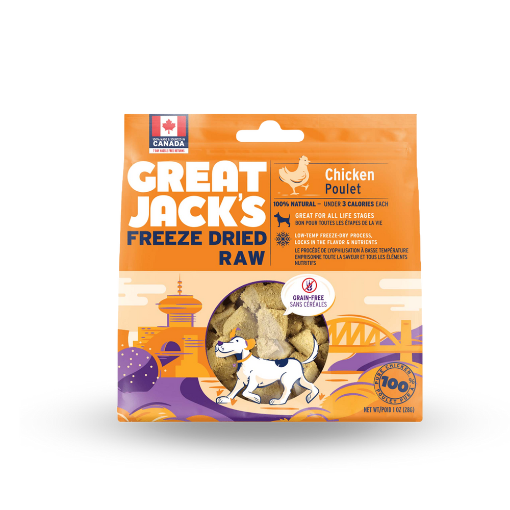 Great Jacks Dog Treat - Freeze-Dried Chicken | 100%凍乾脫水雞肉 Great Jack's