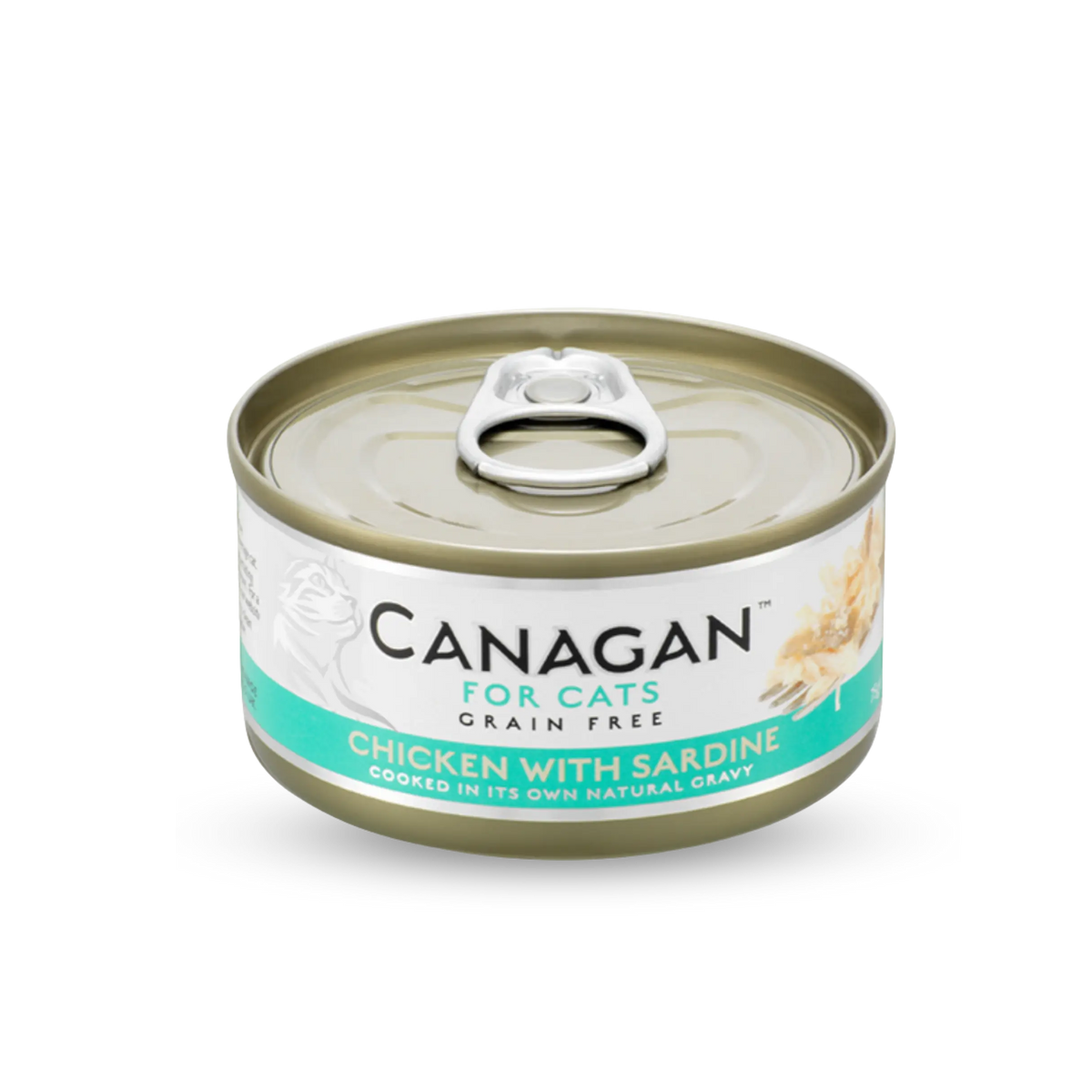 Grain Free Canned Cat Food - Chicken with Sardine 無穀物雞肉伴沙丁魚配方 75g (6罐) Canagan
