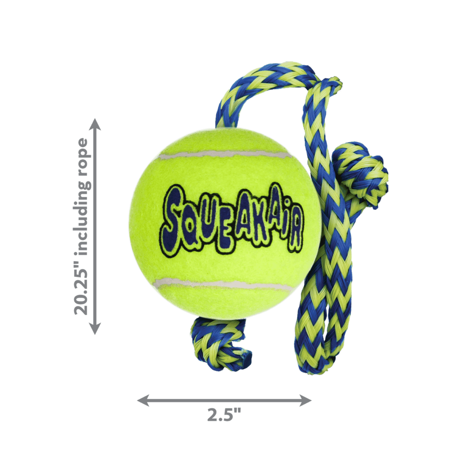 Kong Tennis Ball With Rope Medium PET