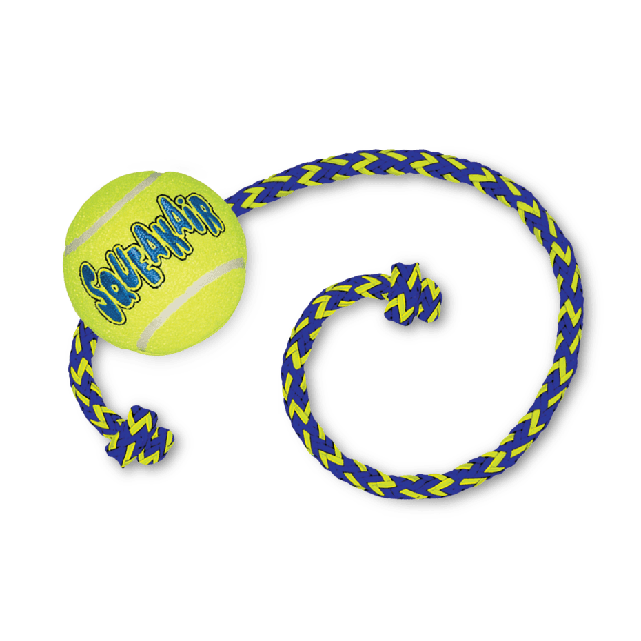 Kong Tennis Ball With Rope Medium PET