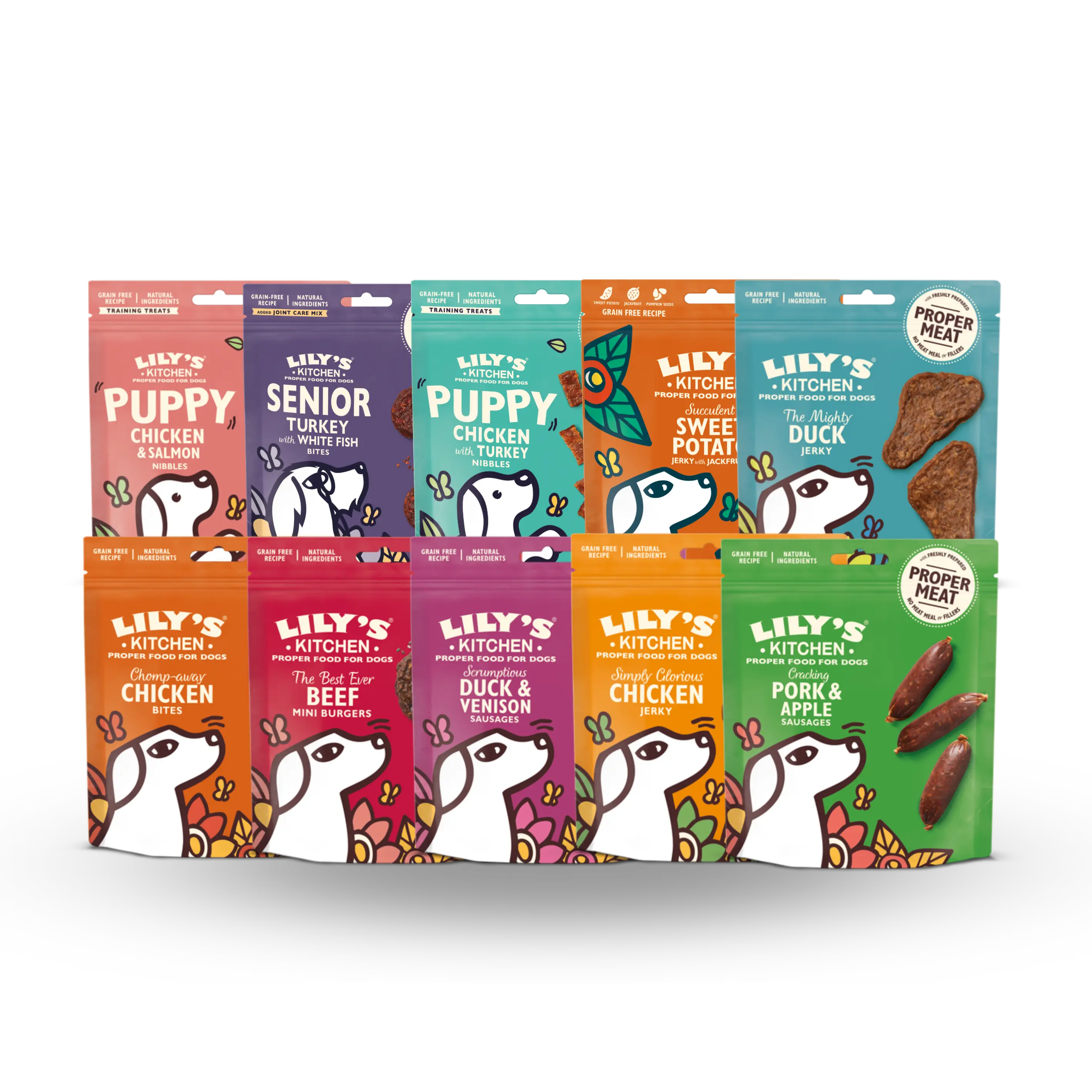 LILY's KITCHEN Dog Treats(10 Flavours) | 狗狗零食(十款口味) LILY’S KITCHEN