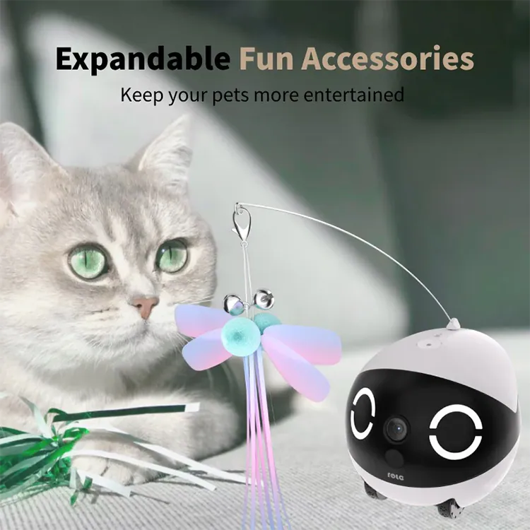 Enabot ROLA Mini 智慧移動寵物攝影機 | 2K 畫質 & 25天續航 (2K Smart Movable Pet Camera) Enabot