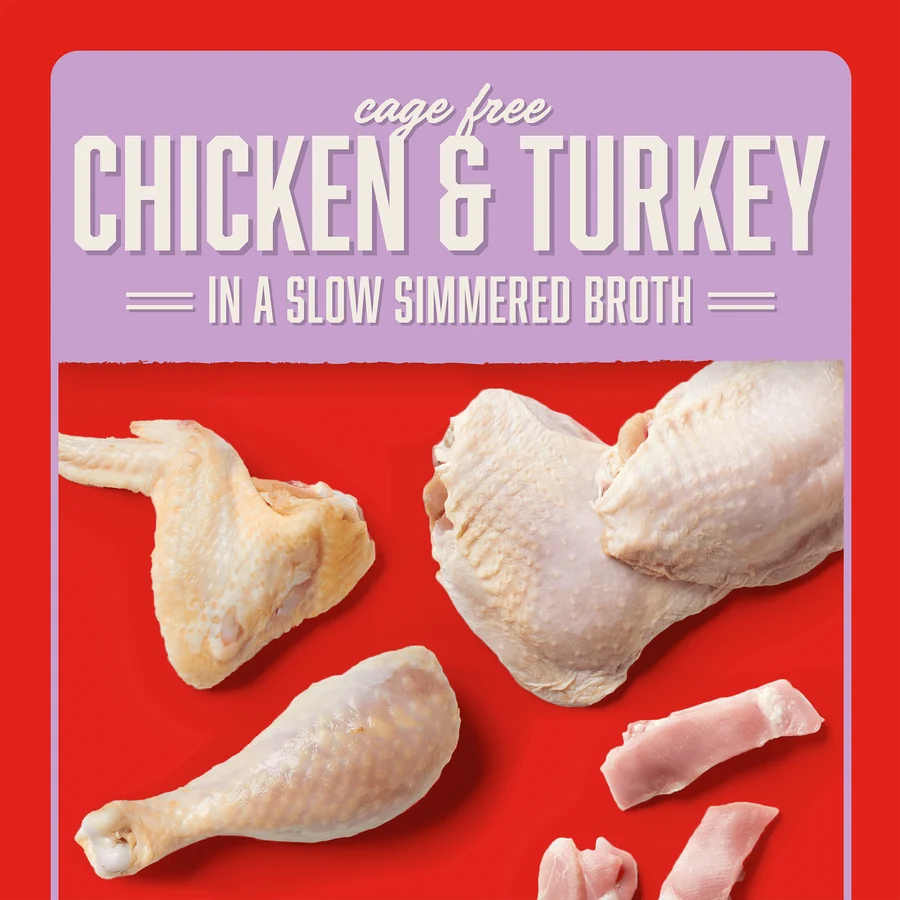 Stella & Chewy's Stella's Shredrs - Chicken & Turkey Recipe in Broth 放養雞+火雞 配方 Stella & Chewy's