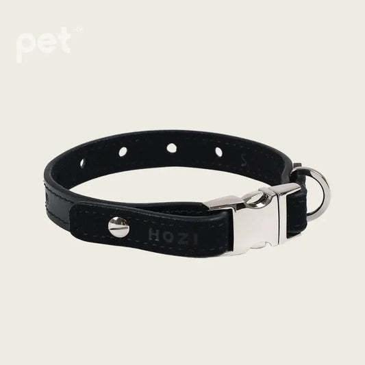 Saddle Strap Collar - Black HOZI