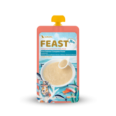Astkatta FEAST Complete Puree - Pure Salmon    Astkatta - Feast 鮮肉盛宴營養主食肉泥唧唧包 - 純三文魚 Salmon Puree 110g ástkatta