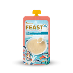 Astkatta FEAST Complete Puree - Pure Salmon    Astkatta - Feast 鮮肉盛宴營養主食肉泥唧唧包 - 純三文魚 Salmon Puree 110g ástkatta