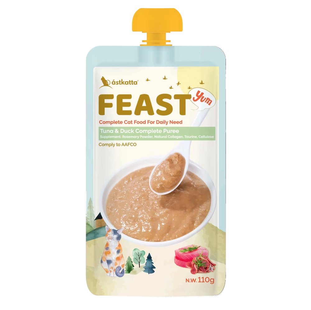 astkatta Tuna & Duck Complete Purée (110g | 吞拿魚鴨肉完整果泥 PET