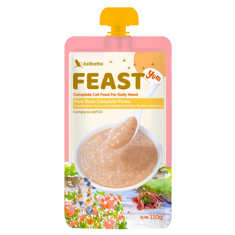 astkatta Pure Duck Complete Purée (110g | 純鴨肉完整果泥 PET