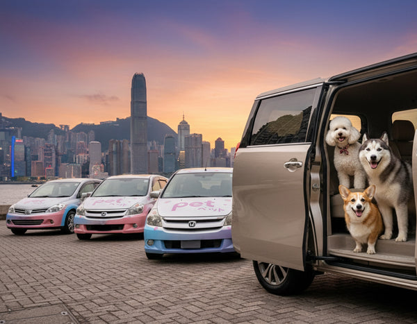Exterior view of the premium pet pickup service vehicle ready for safe transport.