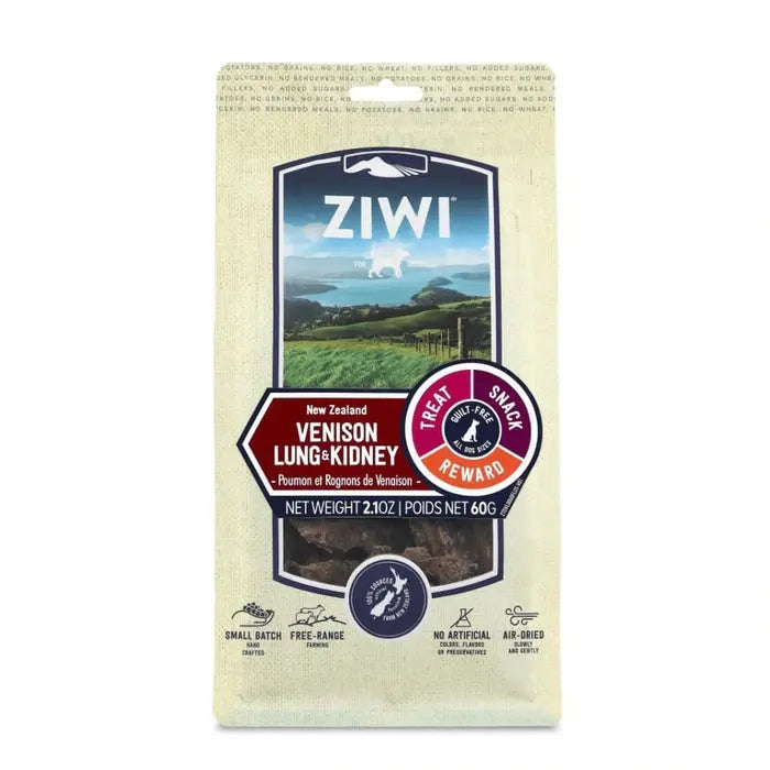 Air Dried Venison Lung & Kidney Dog Treats 風乾鹿肺和鹿腎狗小食 Ziwi